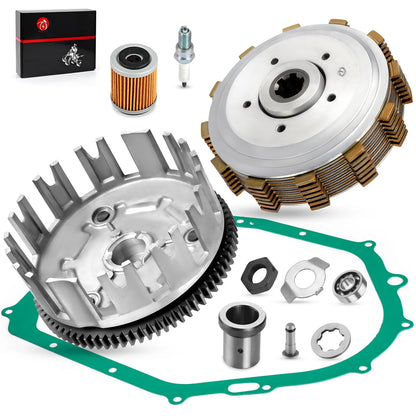 Heavy Duty Clutch Assembly & Spacer Gasket for Yamaha YFM350 MOTO-4 (1987–1995)