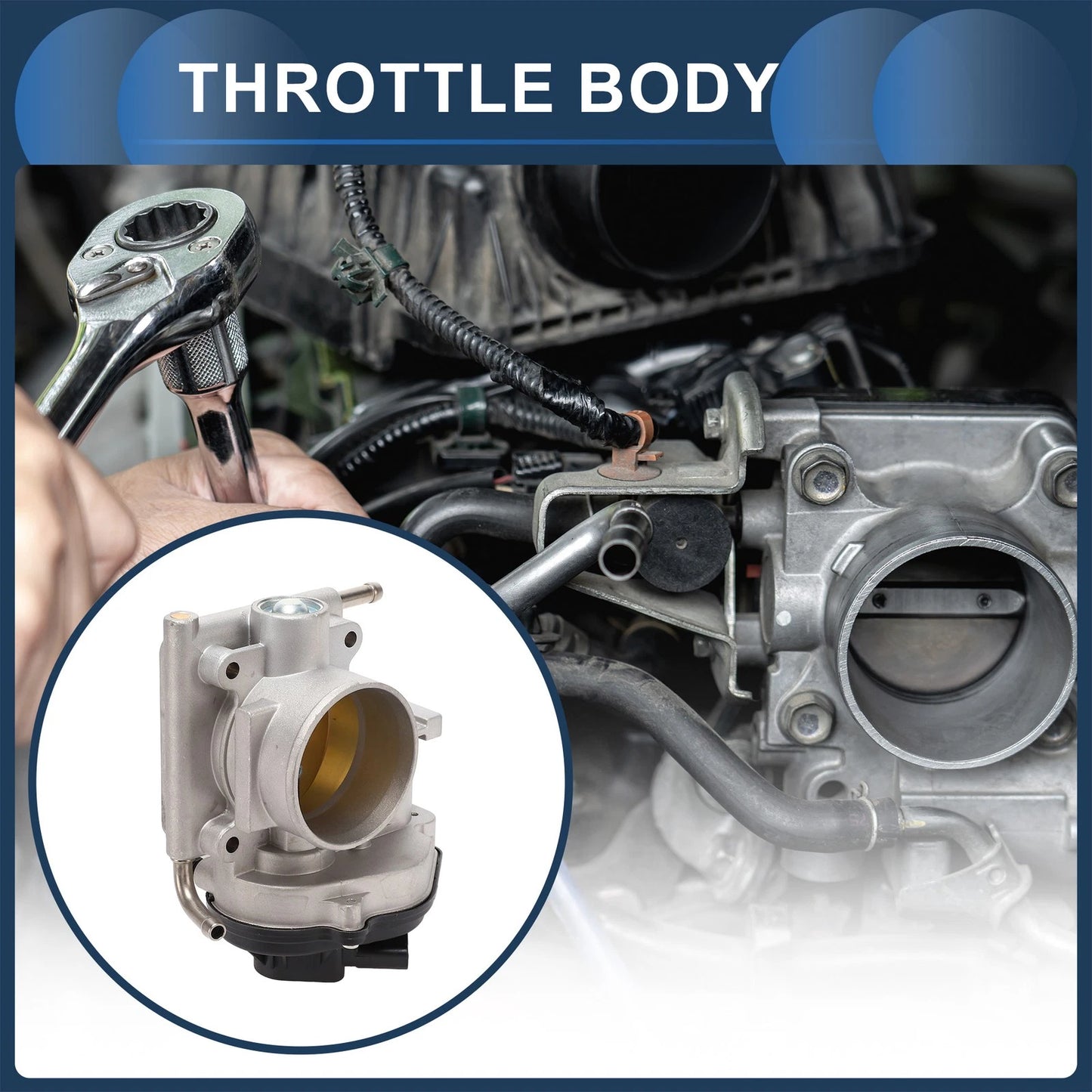Throttle Body for Ford Five Hundred, Freestyle & Mercury Montego V6 (2005-2007)