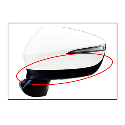 Front Left Side Mirror Lower Cover for Mazda CX-5 (2015-2016) CX-3 (2016-2019)