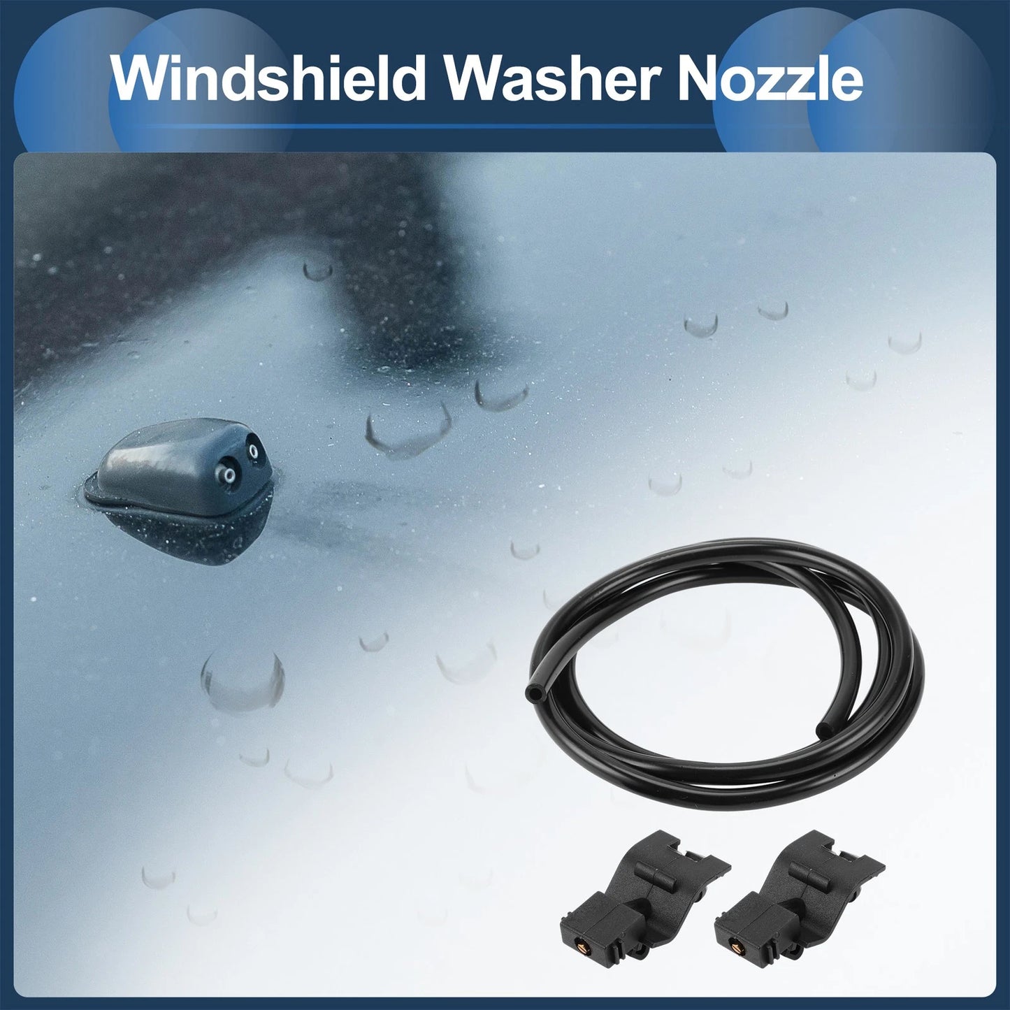 Windshield Washer Nozzle & Fluid Hose for Toyota