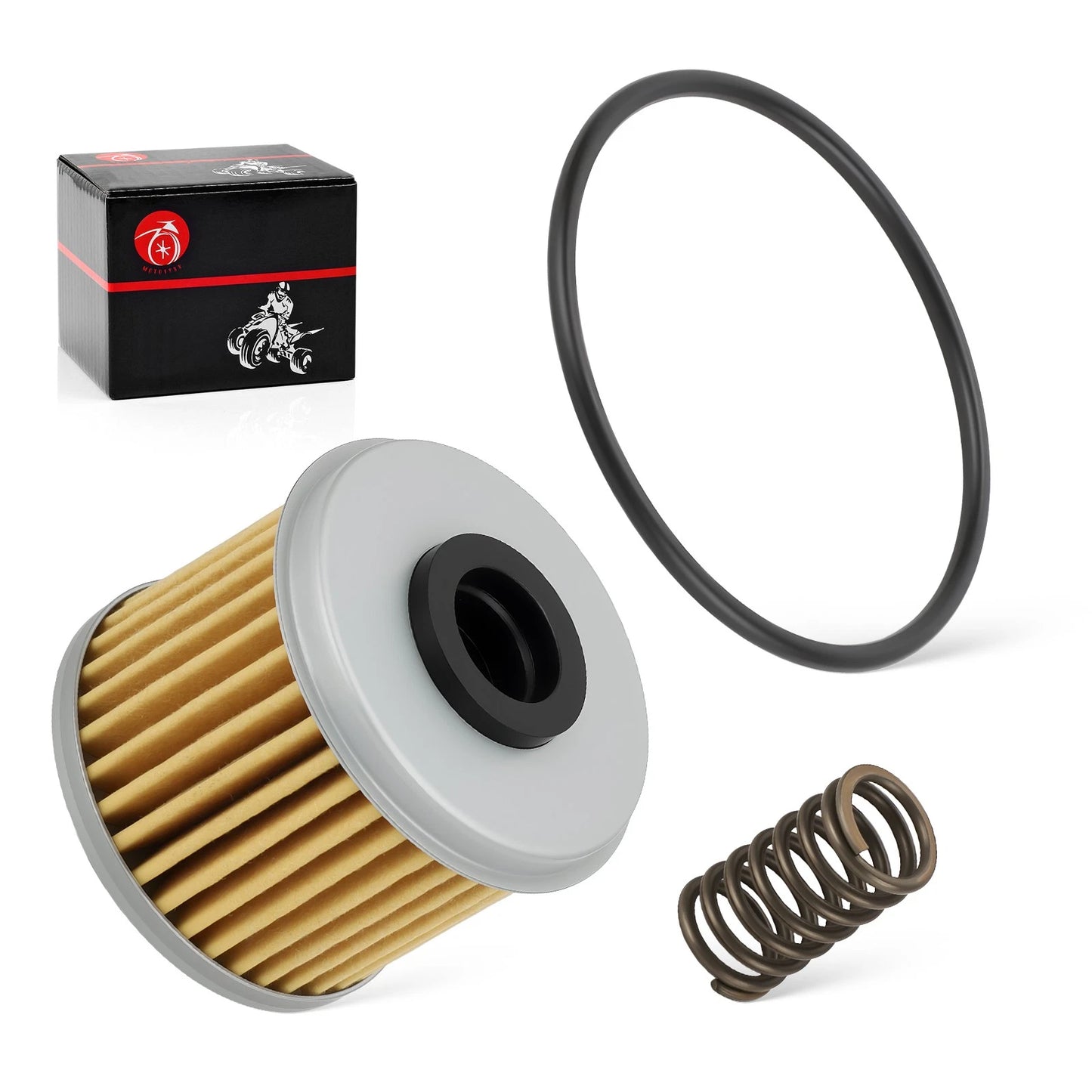 Oil Filter w/ O-Ring Spring for Honda CRF150R CRF250X/R/RX CRF450 (2007–2023)