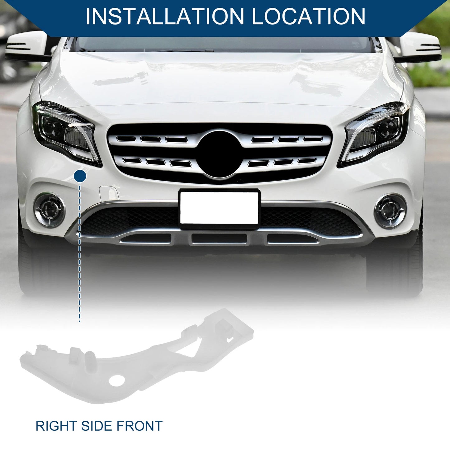 Right Front Bumper Support Bracket for Mazda 6 (2003-2008)
