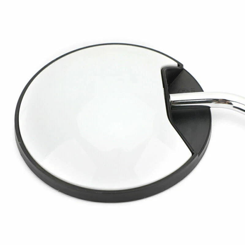 White Mirror Set for Universal Scooter M8 CW Thread (New) (F2)