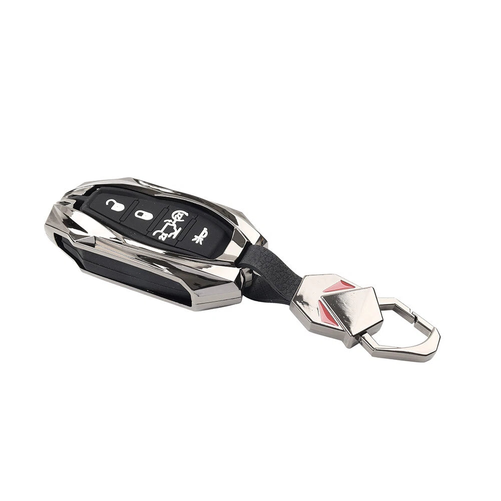 Remote Key Shell Case Black for Dodge Ram 1500 Pickup (2019-2023)