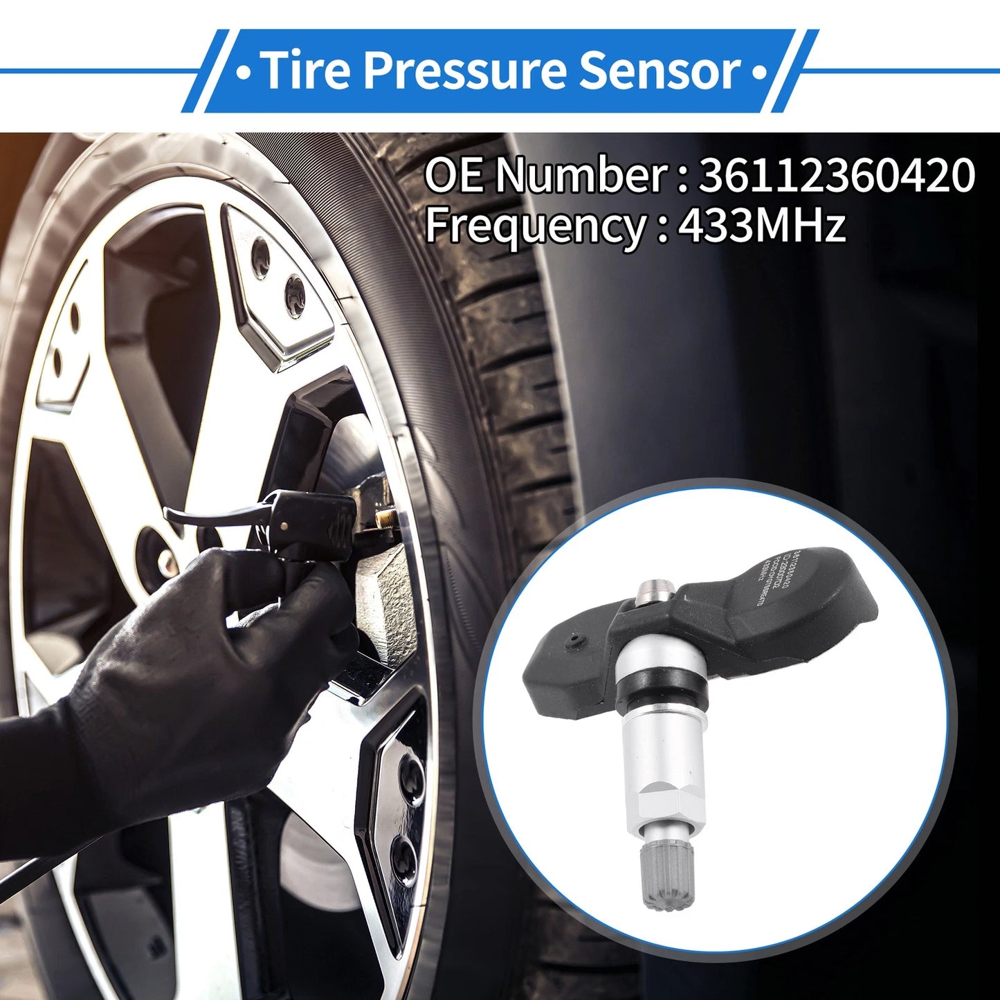 Tire Pressure Sensor for BMW 7 Series E38 E65 E66 E67 (1998-2003)