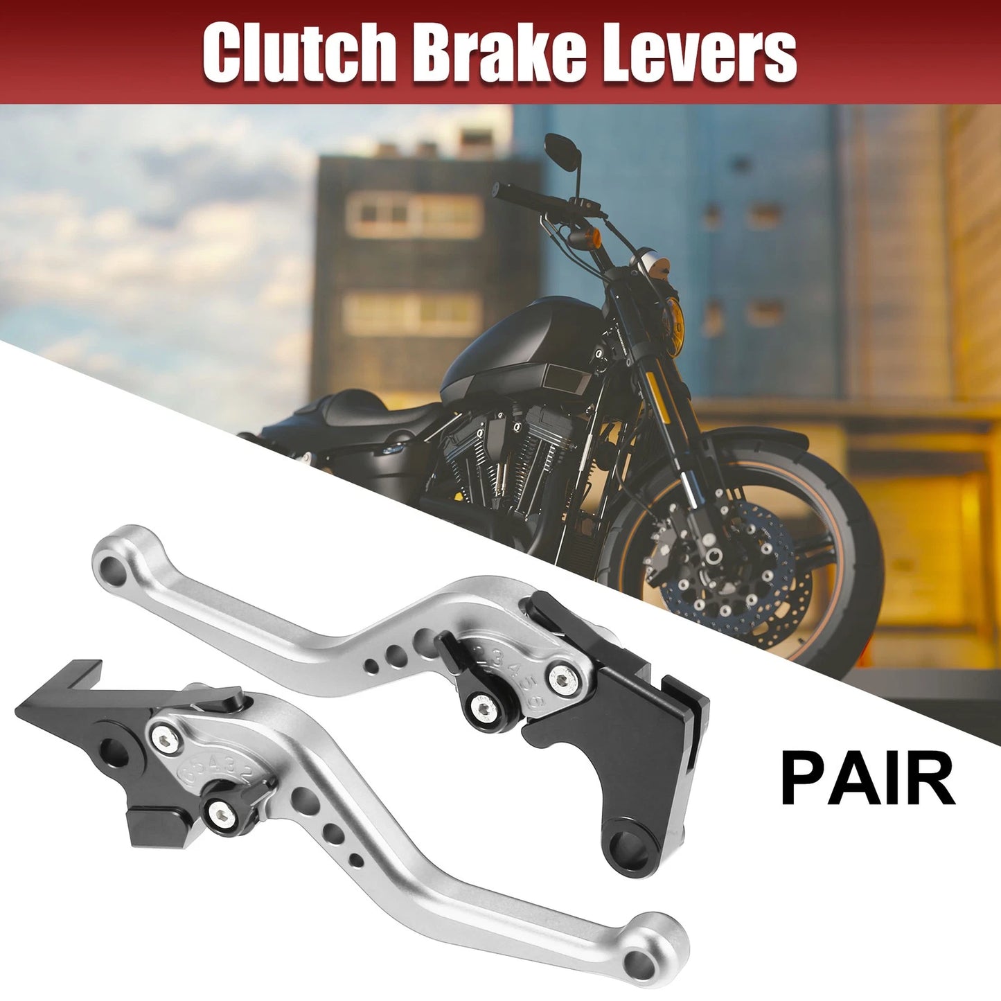 Pair Brake Clutch Lever for Yamaha FZ6 Fazer (2004–2010)