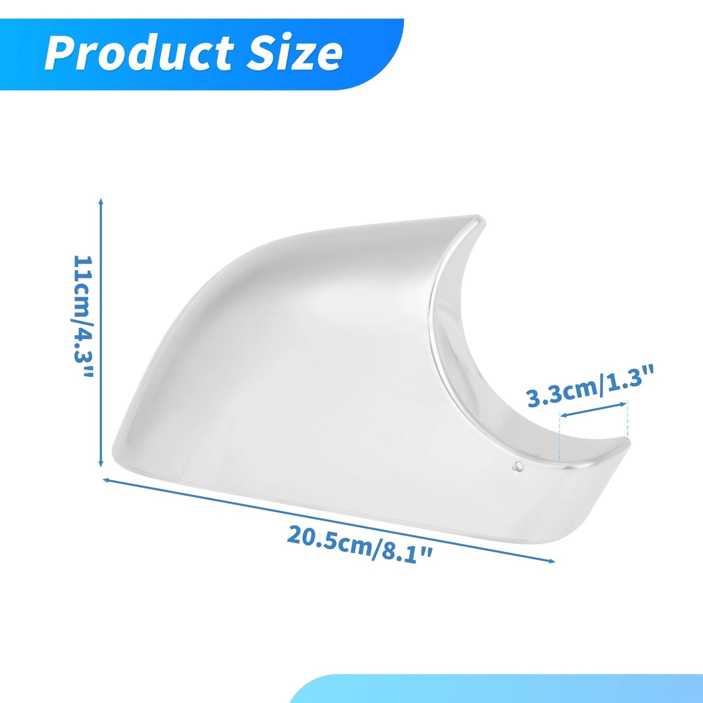 Right Passenger Side Mirror Lower Cover for Tesla Model 3 (2017-2024)