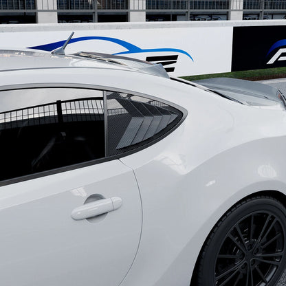 Rear Vent Window Louvers Cover Trim for Subaru BRZ (2013-2020)