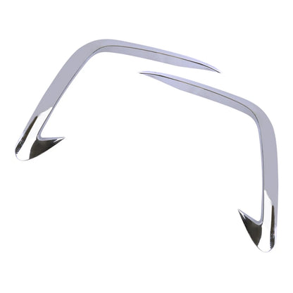 Chrome Front Fog Light Eyebrow Cover Trim for Hyundai Tucson (2022-2023)
