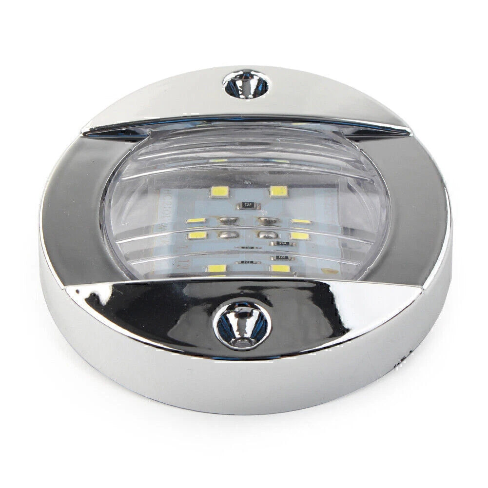 12V LED Round Side Marker Lights for Truck Trailer RV Boat