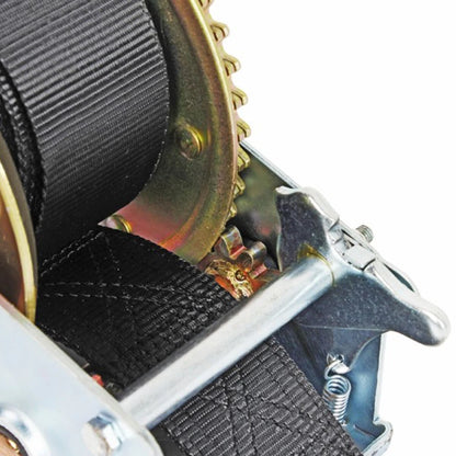 8M Synthetic Strap Hand Winch for Pickup ATV Boat Trailer