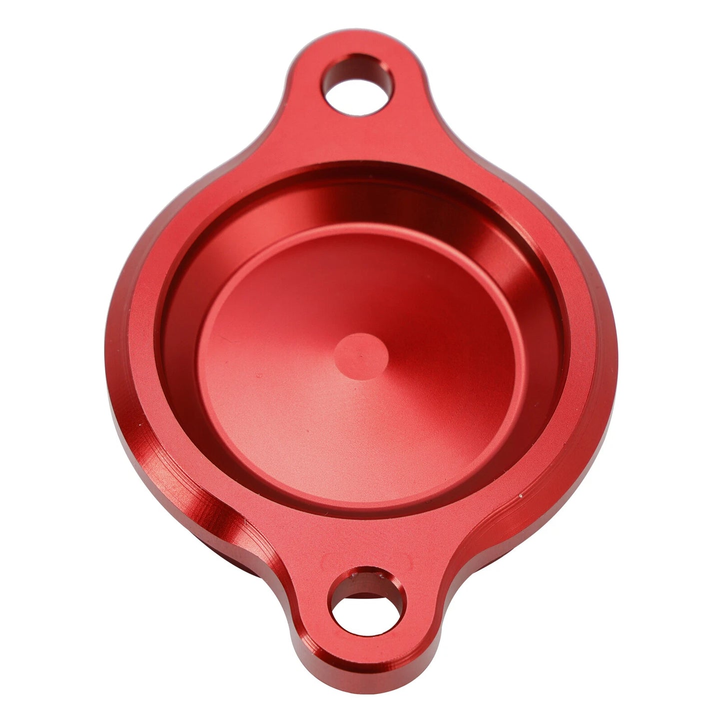 CNC Oil Filter Cover - Red for Honda ST 125 Dax, MSX 125, Grom, Z 125, Monkey C 125 (2021-2023)
