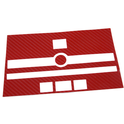 Red Carbon Fiber Interior Trim Cover for Infiniti Q50 (2014-2019)