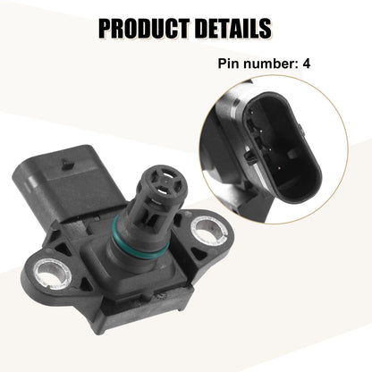 MAP Sensor for BMW (2000-2006) - Manifold Absolute Pressure Sensor 2 x 13627599042, 13628644432