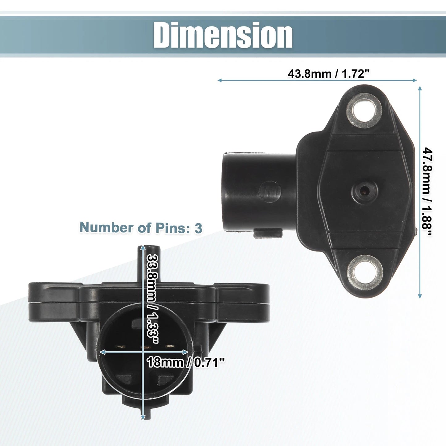 MAP Sensor, Manifold Absolute Pressure for Honda Acura