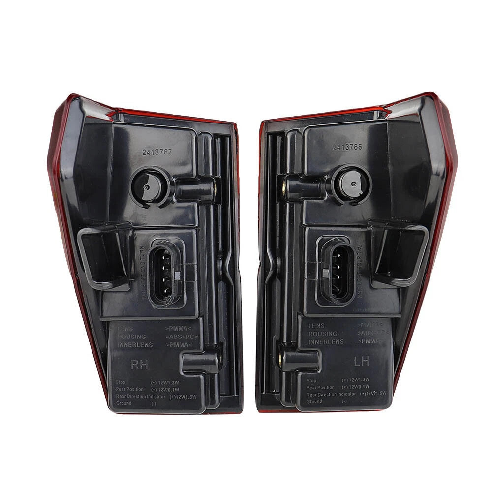Red UTV Brake Tail Light Set for Polaris Ranger 1000 XP CREW (2019-2021)
