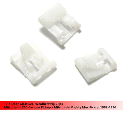 Door Glass Weatherstrip Clip for Mitsubishi L200  (1986-1994)