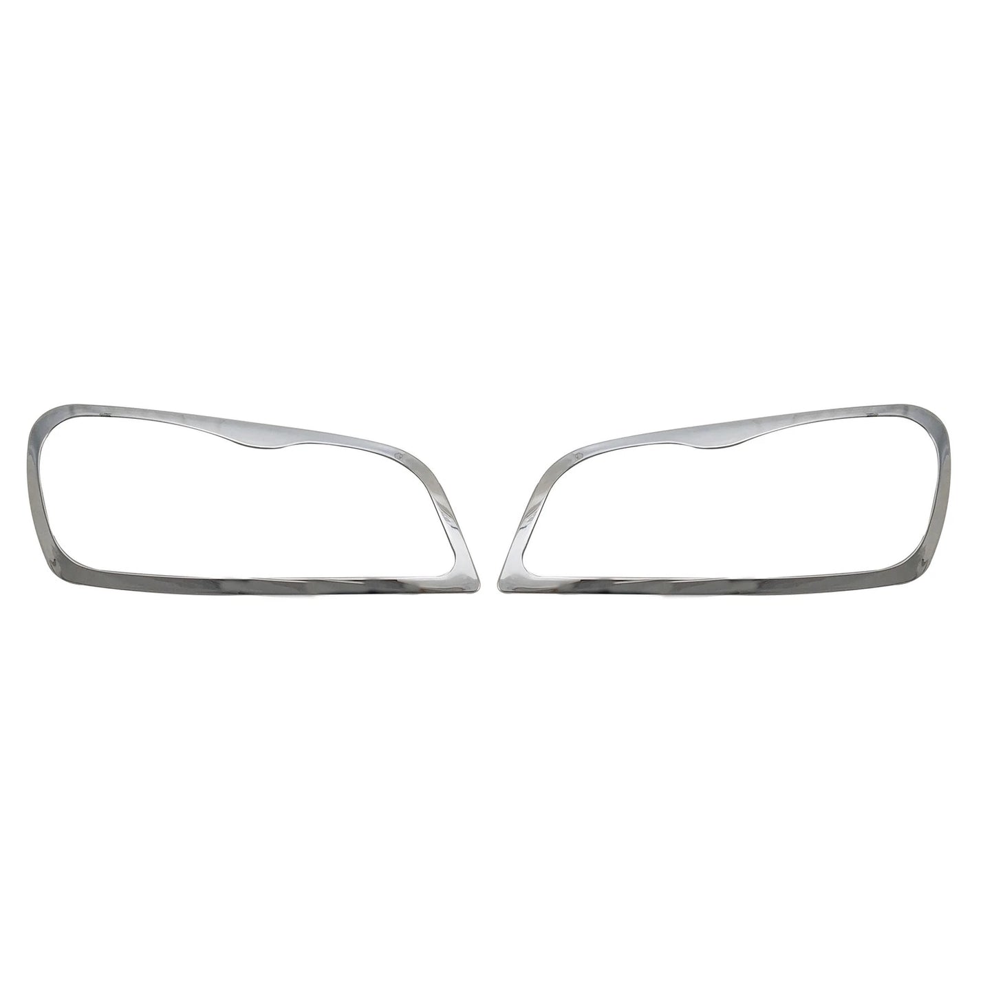 2 x Chrome Exterior Head Light Lamp Cover Trim Decor for Toyota RAV4 (1996–2000)