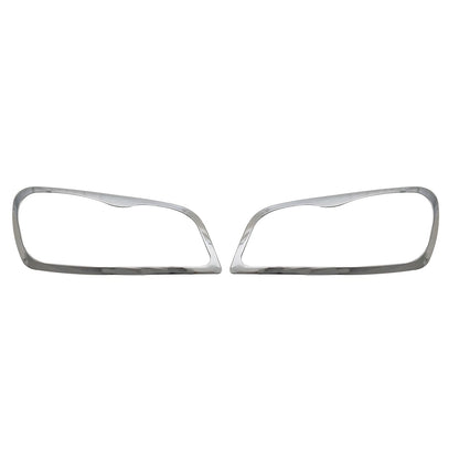 2 x Chrome Exterior Head Light Lamp Cover Trim Decor for Toyota RAV4 (1996–2000)