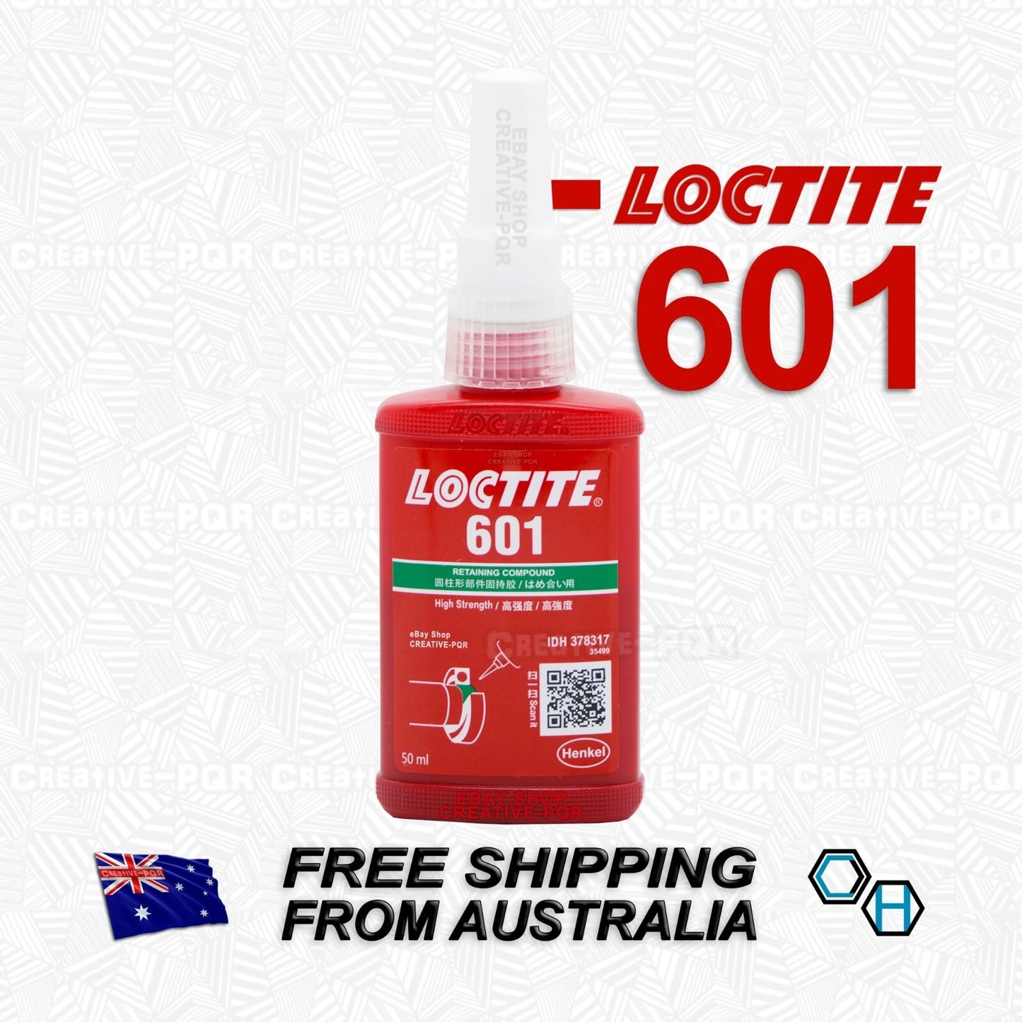 Loctite 601 50ml High Strength Retaining Compound for Various Applications