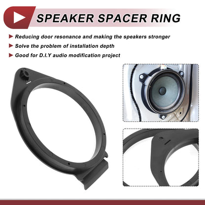 Speaker Spacer Ring Adaptor 6.5" ABS  for Chevrolet Avalanche (2007-2020)