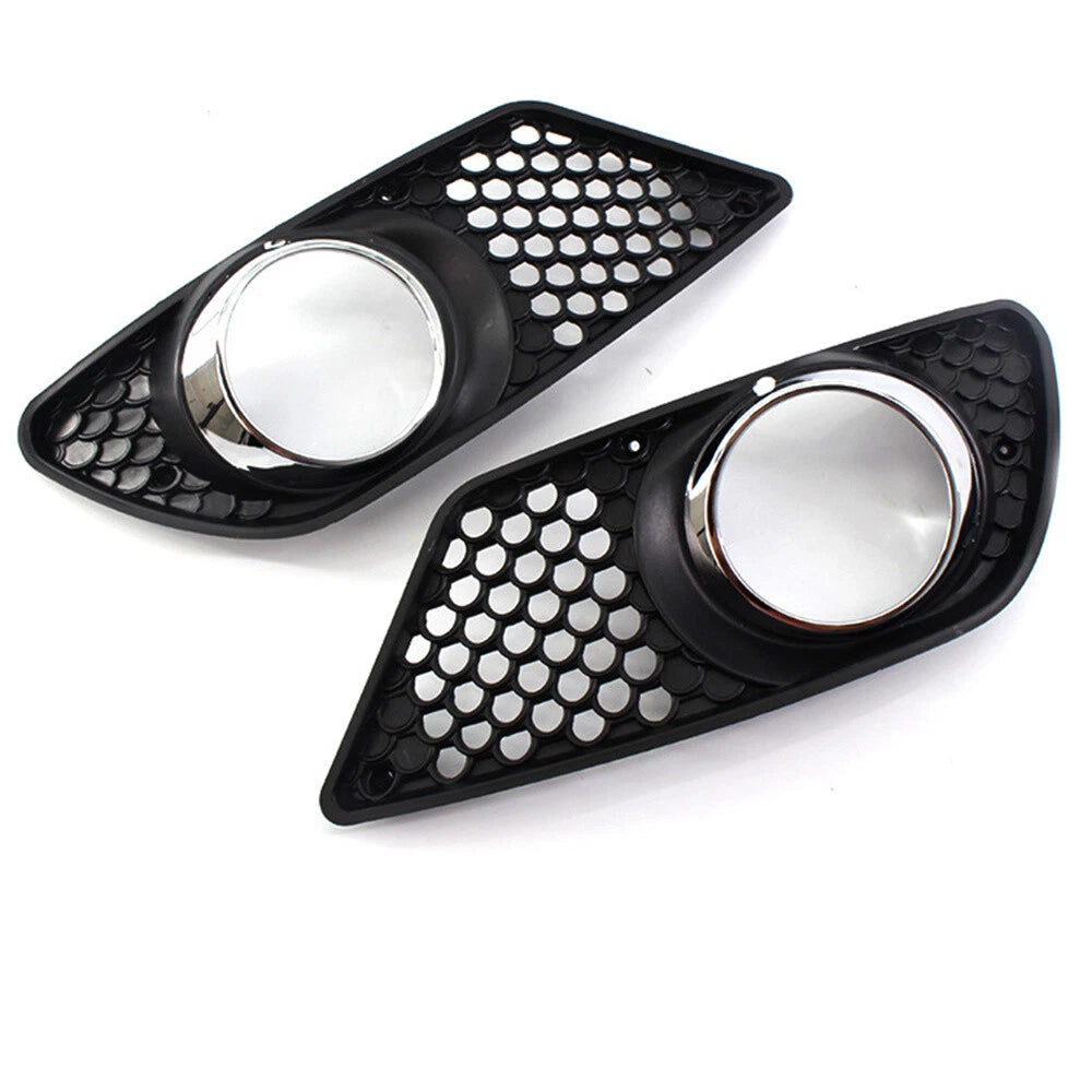 Left & Right Fog Light Grille Covers for Mercedes-Benz C300 C350 (2008-2015)