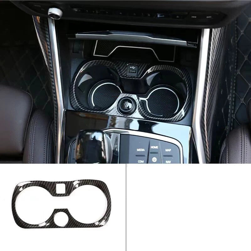 8PCS ABS Carbon Trim Cover for BMW 330i 430i G20 G21 G22 (2020–22)