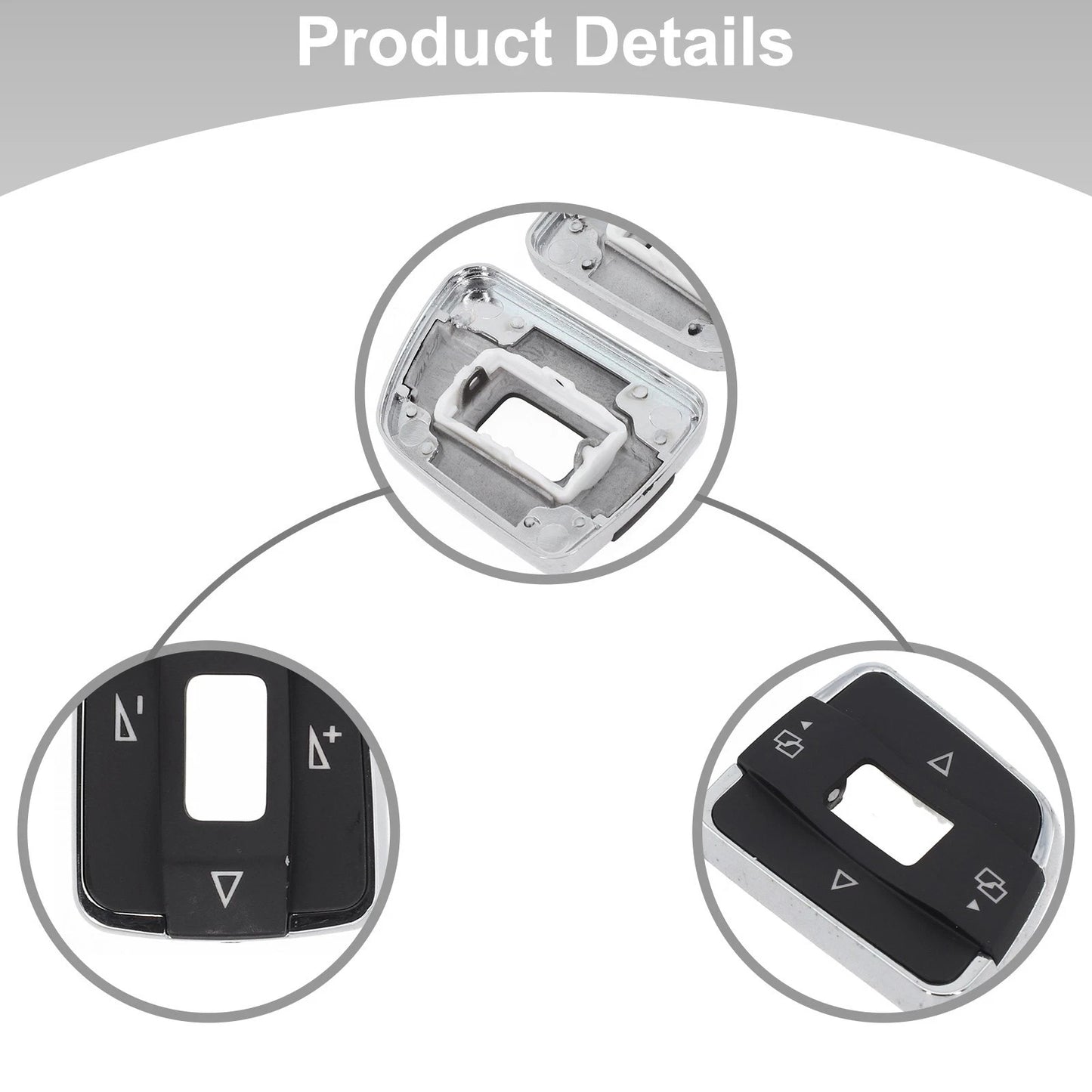 Steering Wheel Volume Switch Button Trim Cover for Passat B7 (2010–2015)