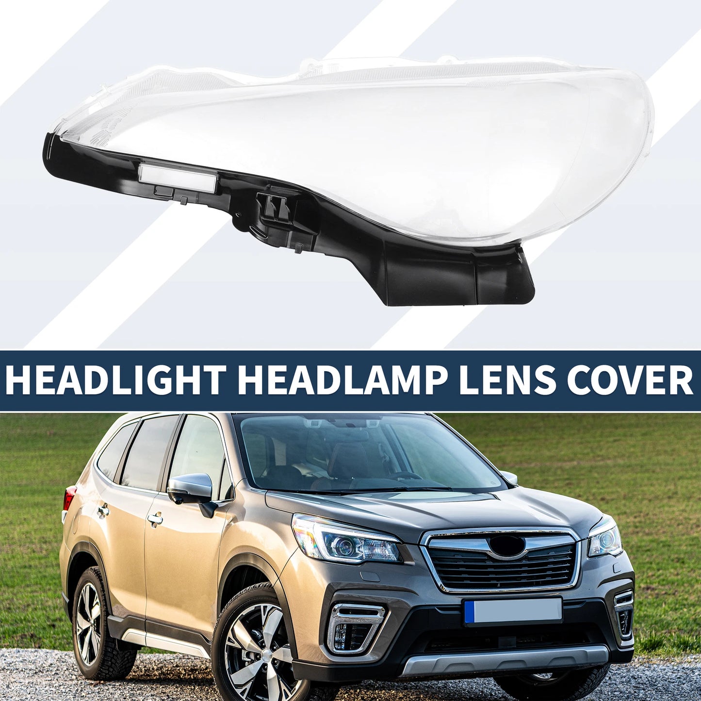 1 x Front Left Headlight Lens Cover for Subaru BRZ, Toyota (2013-2020)