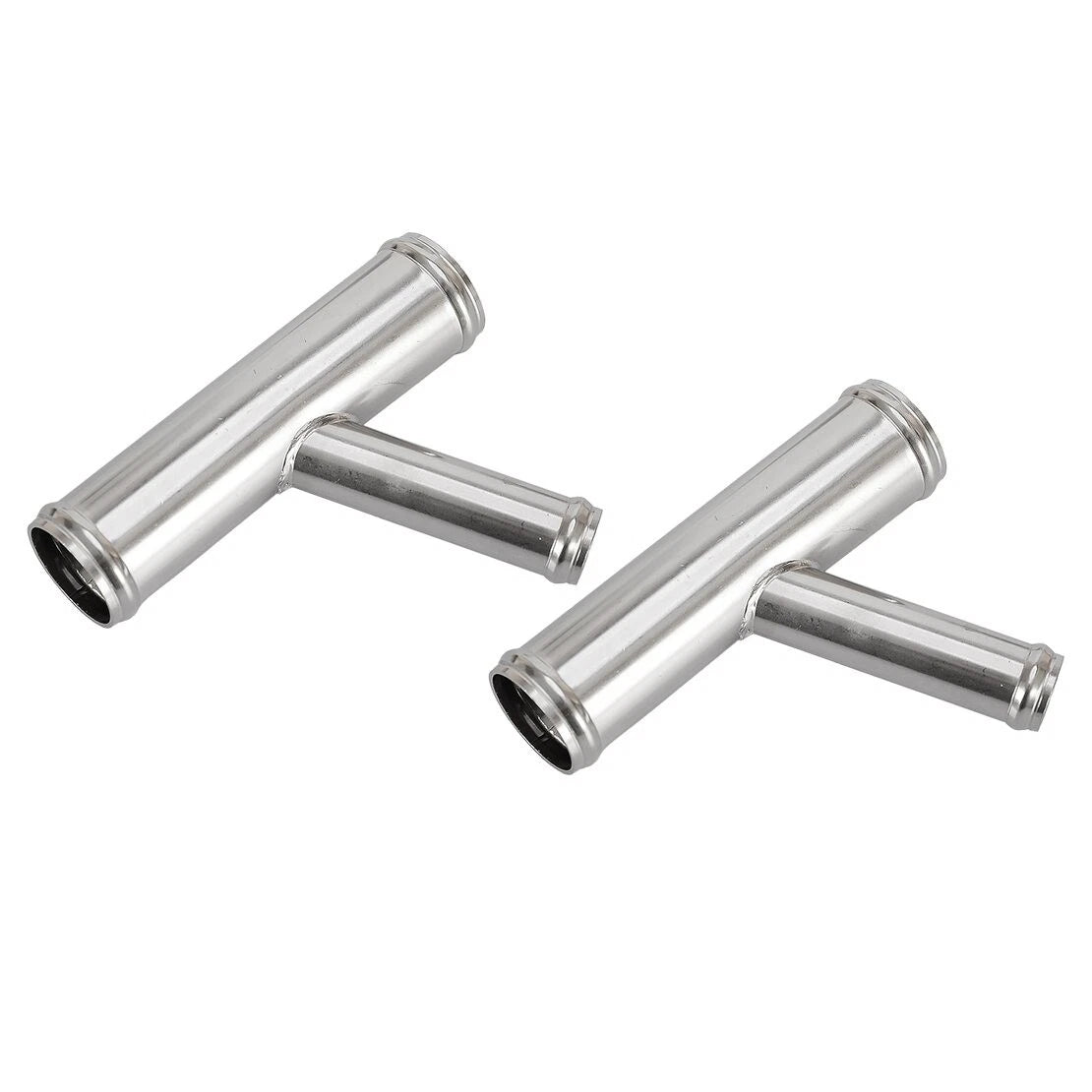 2 x Stainless Steel 3 Way Y Heater Hose Connector for Universal Applications