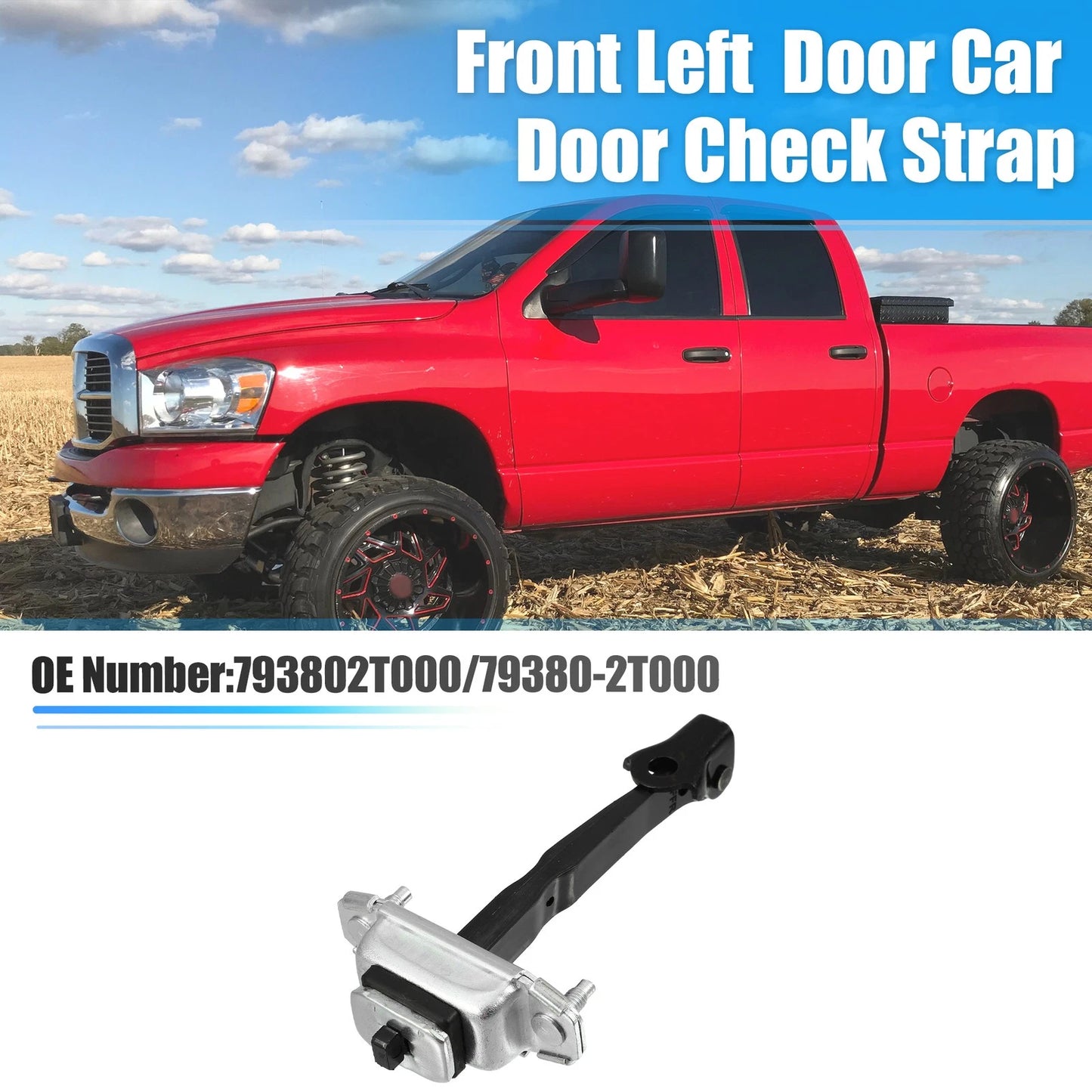 Front Left Door Hinge Check Arm Stop Strap for Kia Optima (2011-2016)