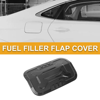 Fuel Tank Door Cap for Toyota Prado 2024-2025 Carbon Fiber Black