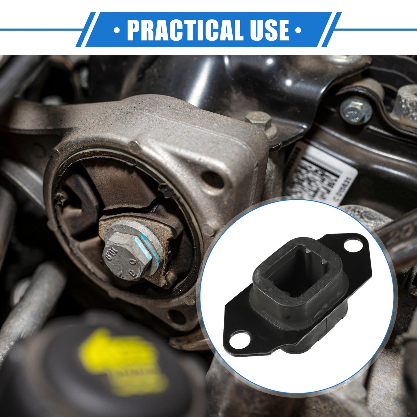 Transmission Mount for Nissan Versa 2012-2019 Anti Deform Black