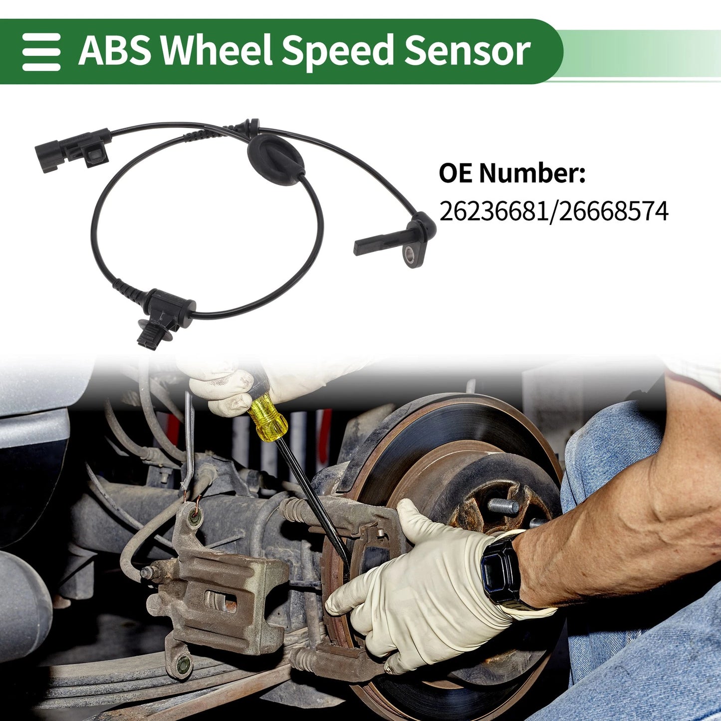 ABS Wheel Speed Sensor Front Right for Buick Cavalier (1982–2005)