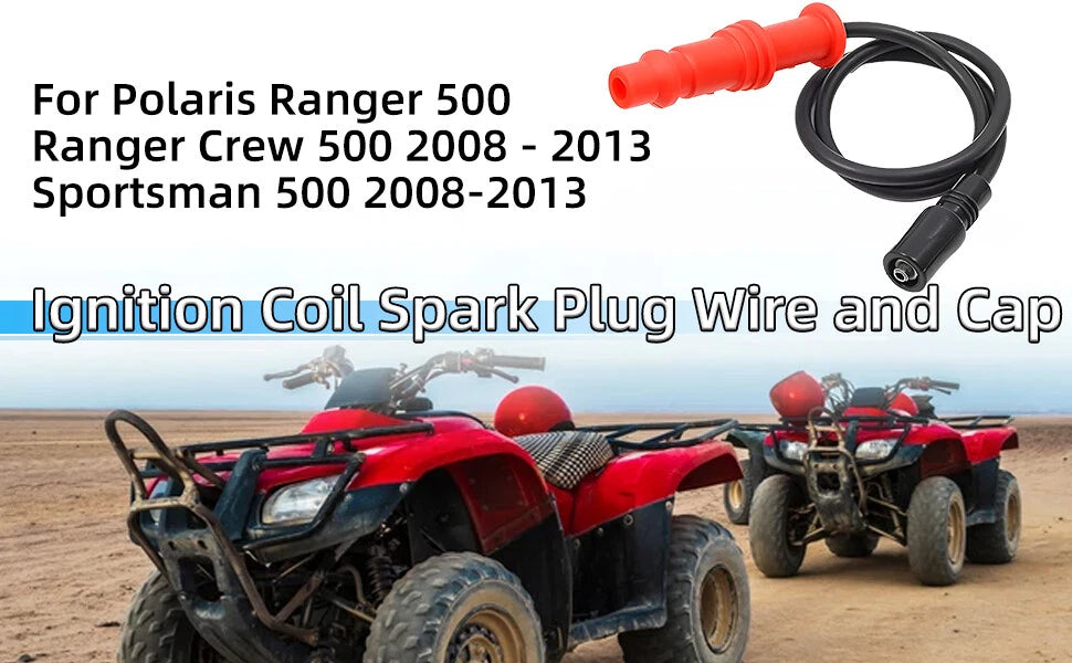 Ignition Spark Plug Wire & Cap for Polaris Sportsman (2008–2014)