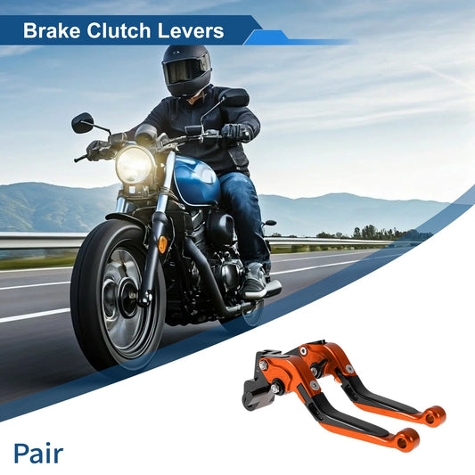 Lever / Adjustable Short Long / Brake Clutch Lever for Kawasaki ER-5 (04–05)
