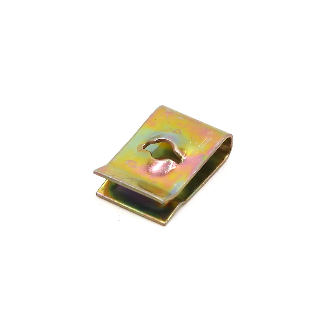 20 Bronze Tone Metal Motorcycle Fairing Bolts U-Type Clips for Make Model