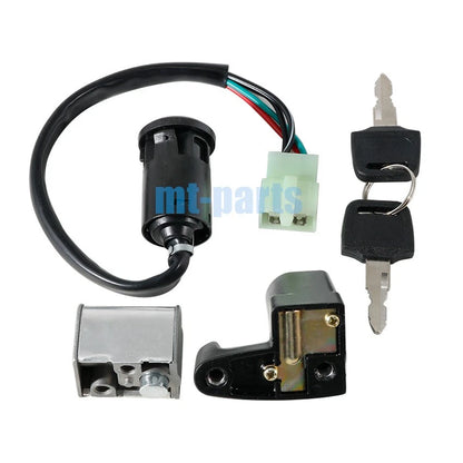 Ignition Switch Key Helmet Steering Lock Set for Honda XL250S XL500S (81-87)