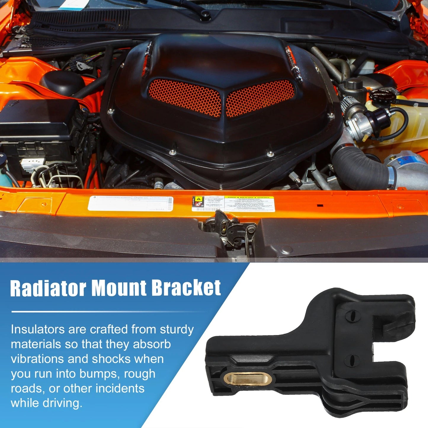 1pcs Upper Radiator Isolator for Dodge Charger (2006 - 2019)