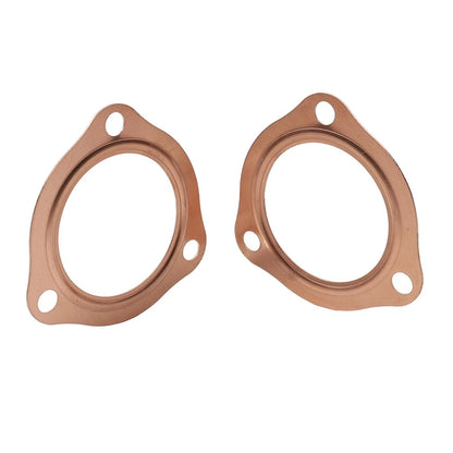 2.5" Copper Header Pipe Collector Flange Gaskets for Chevy SBC BBC