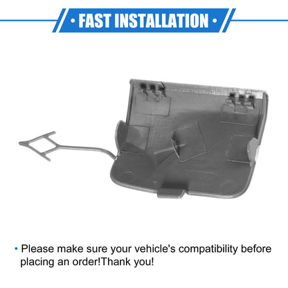 Tow Hook Eye Cover Cap for BMW X3 G08 2018-2020 Gray Rear Right