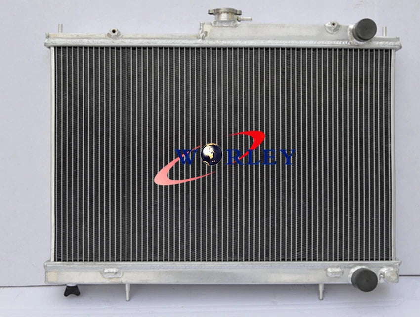 42mm Aluminum Radiator & 2 Fans for Nissan Skyline R33 R34 GTR GTS-T