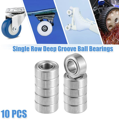 Bearings 10 x 5x10x4mm Deep Groove Ball Bearings for Car