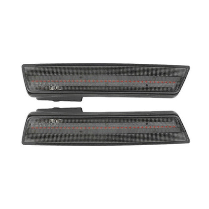 Red LED Rear Side Marker Lights for Dodge Challenger, Charger (2008-2014)