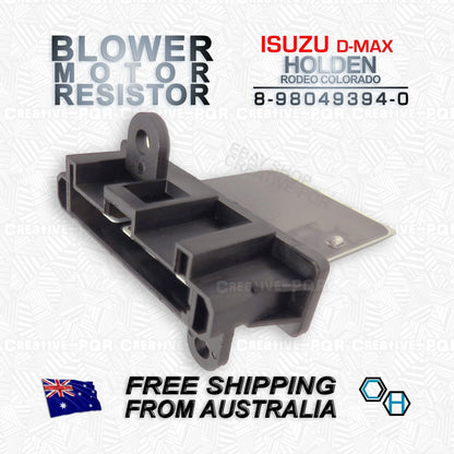 Blower Motor Heater Fan Resistor for Isuzu D-Max, Holden Colorado (2008-2011)