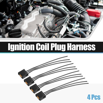 4 x Ignition Coil Connectors for Subaru Impreza, Legacy (2002-2014)