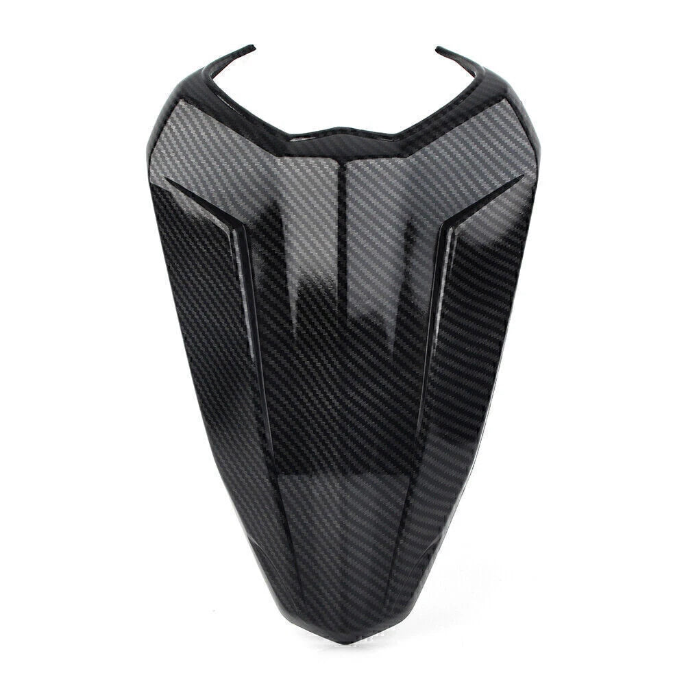 Carbon Fiber Rear Pillion Seat Cover for Yamaha YZF R15 (2017-2021)