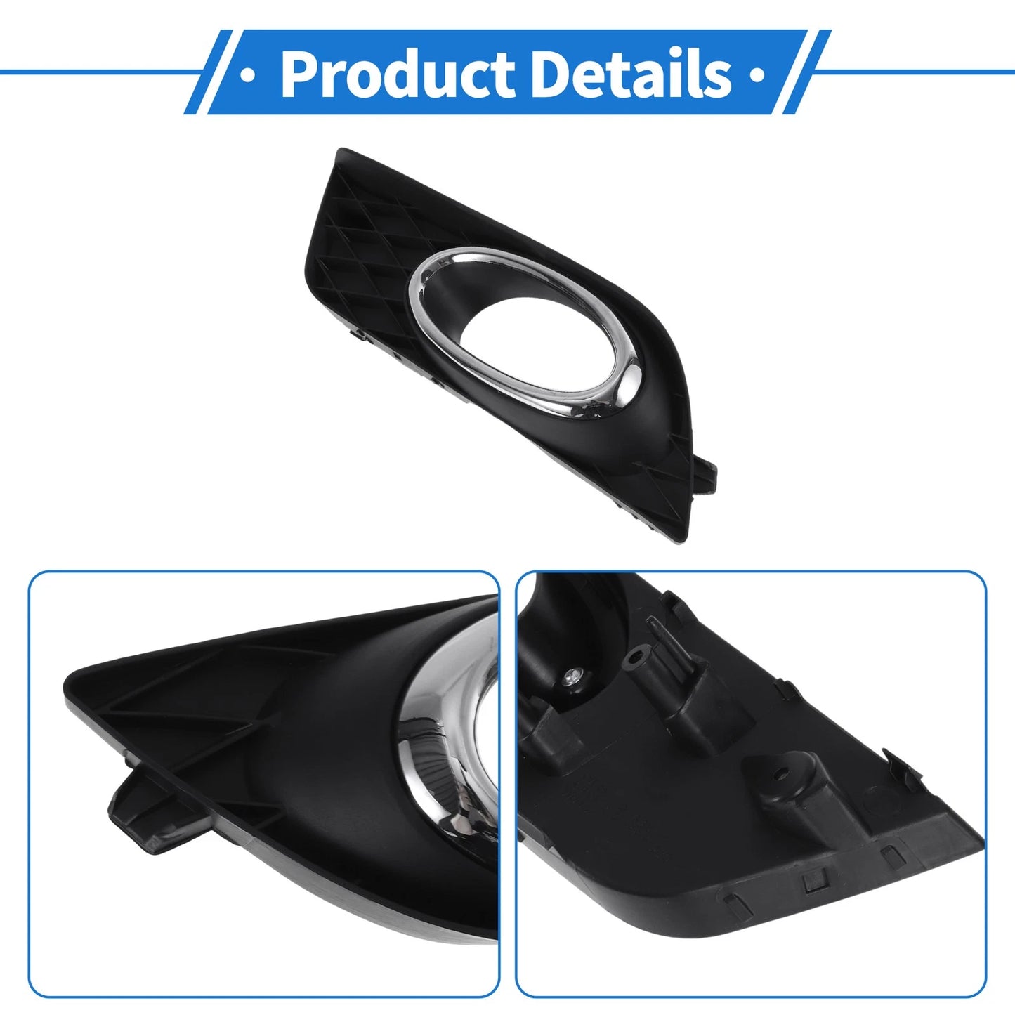Front Left Fog Light Grill for Honda Civic (2012-2013)