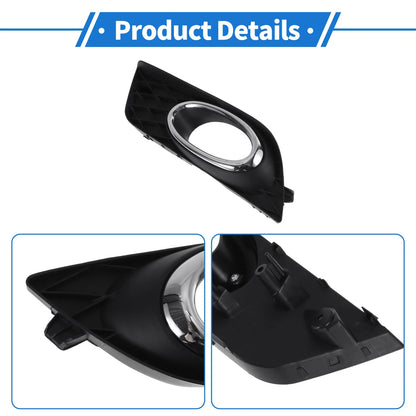 Front Left Fog Light Grill for Honda Civic (2012-2013)