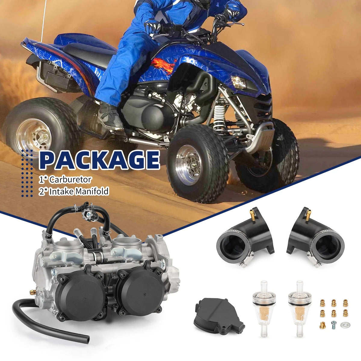Carburetor for Kawasaki Prairie 650/Brute Force 650 (2002-2006)